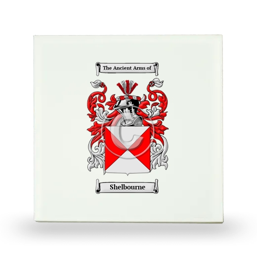 Shelbourne Small Ceramic Tile with Coat of Arms