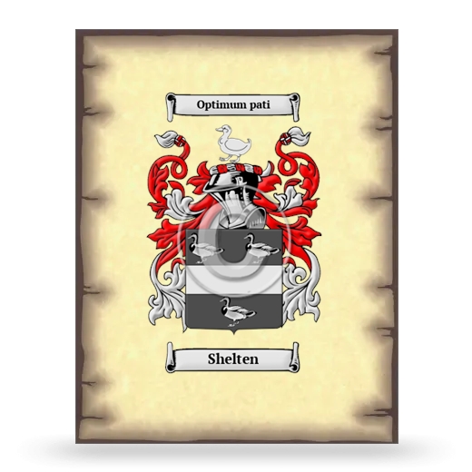 Shelten Coat of Arms Print