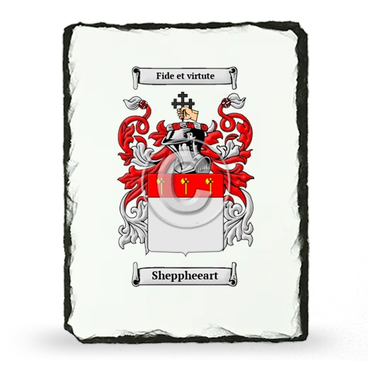 Sheppheeart Coat of Arms Slate