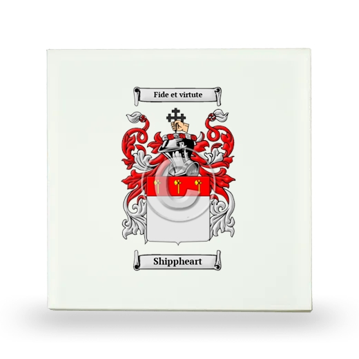Shippheart Small Ceramic Tile with Coat of Arms