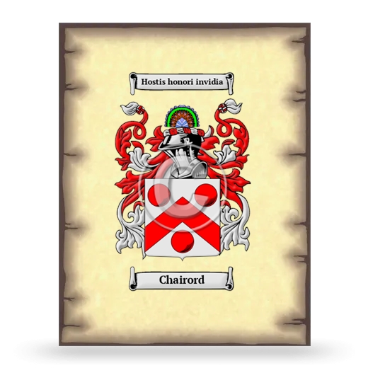 Chairord Coat of Arms Print