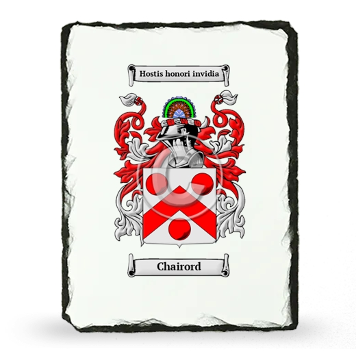 Chairord Coat of Arms Slate