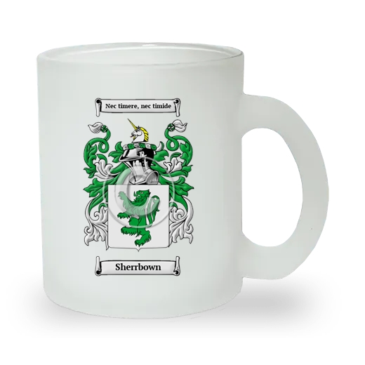 Sherrbown Frosted Glass Mug