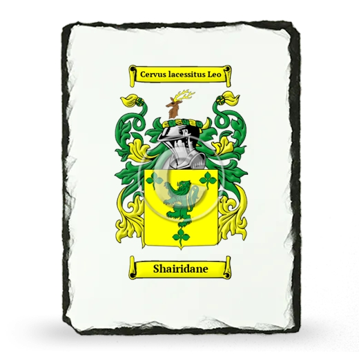 Shairidane Coat of Arms Slate