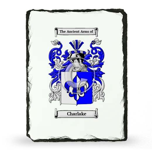 Charlake Coat of Arms Slate