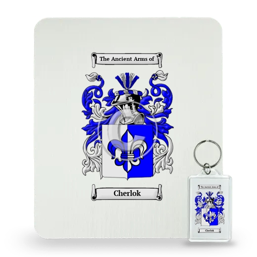 Cherlok Mouse Pad and Keychain Combo Package