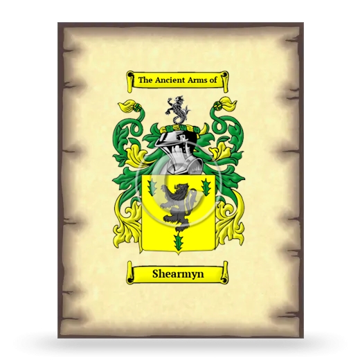 Shearmyn Coat of Arms Print