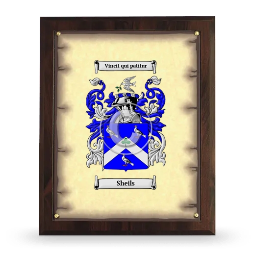 Sheils Coat of Arms Plaque