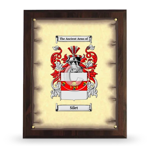 Silet Coat of Arms Plaque