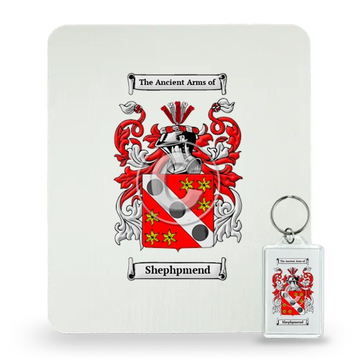 Shephpmend Mouse Pad and Keychain Combo Package