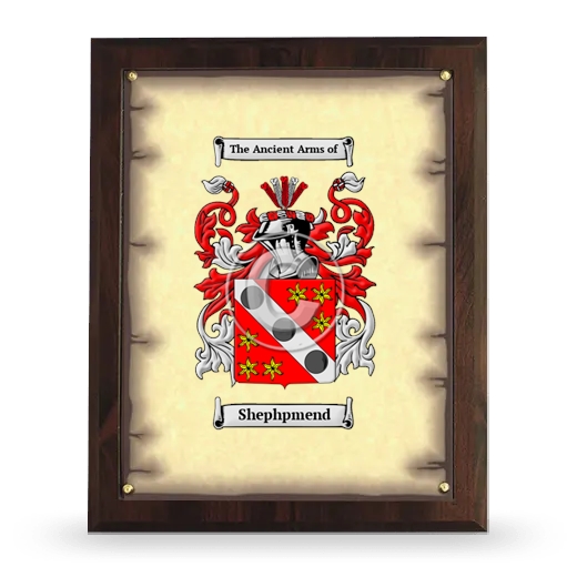 Shephpmend Coat of Arms Plaque