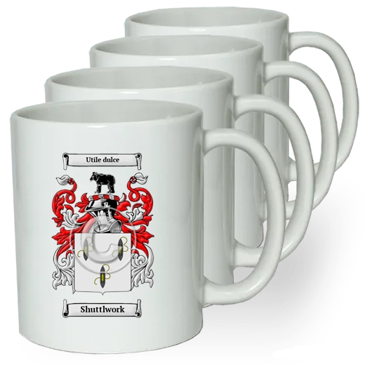 Shuttlwork Coffee mugs (set of four)