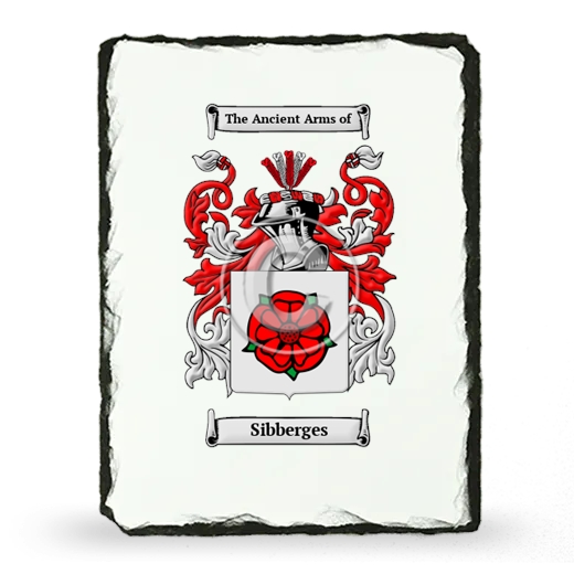 Sibberges Coat of Arms Slate