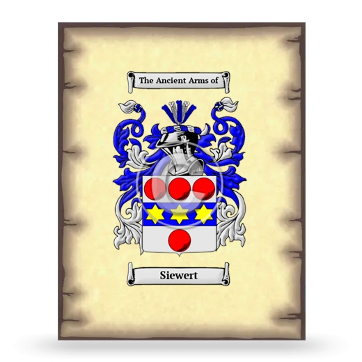 Siewert Coat of Arms Print