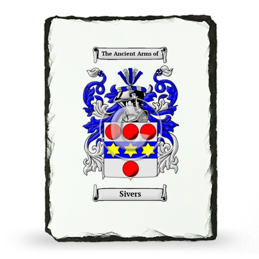 Sivers Coat of Arms Slate