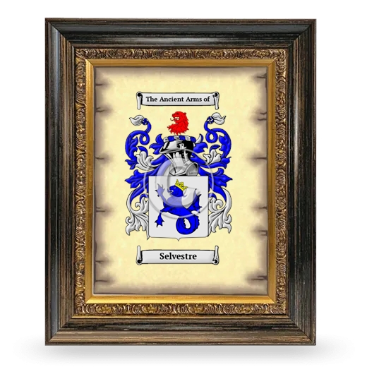 Selvestre Coat of Arms Framed - Heirloom