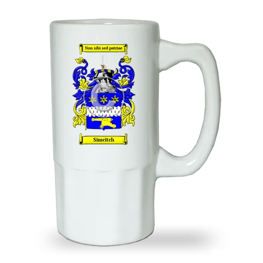 Simcitch Ceramic Beer Stein