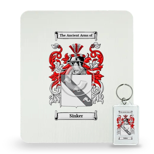 Sinker Mouse Pad and Keychain Combo Package