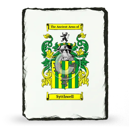 Sytthwell Coat of Arms Slate