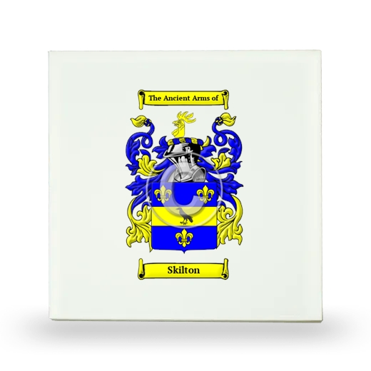 Skilton Small Ceramic Tile with Coat of Arms