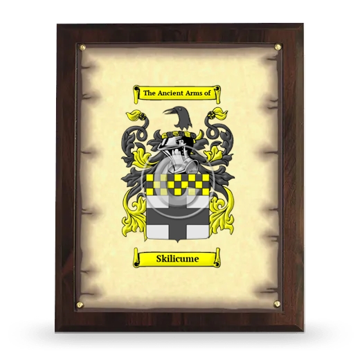 Skilicume Coat of Arms Plaque