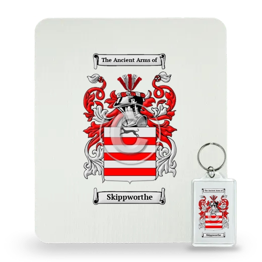 Skippworthe Mouse Pad and Keychain Combo Package