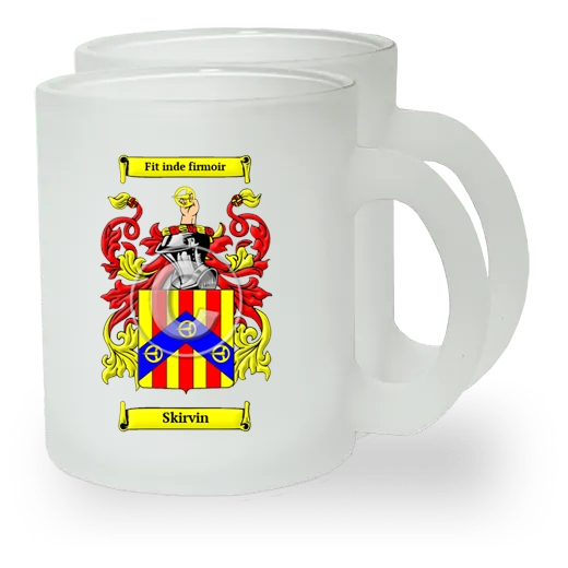 Skirvin Pair of Frosted Glass Mugs