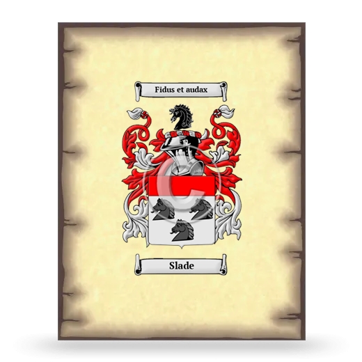 Slade Coat of Arms Print