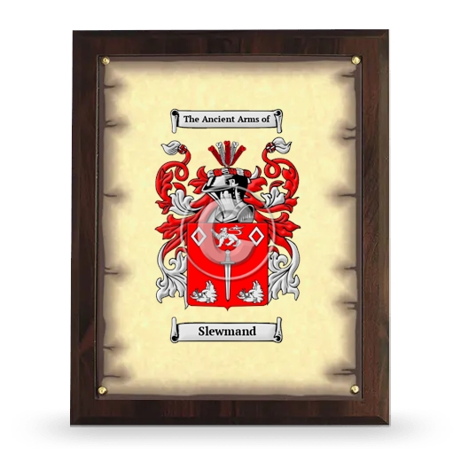 Slewmand Coat of Arms Plaque