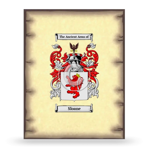 Sloane Coat of Arms Print