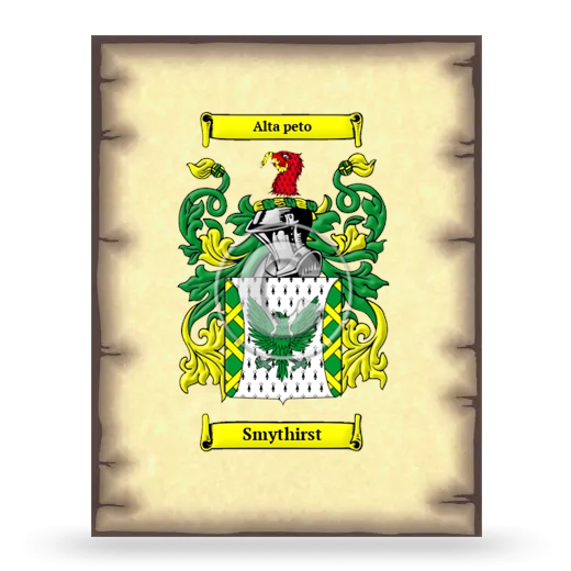 Smythirst Coat of Arms Print