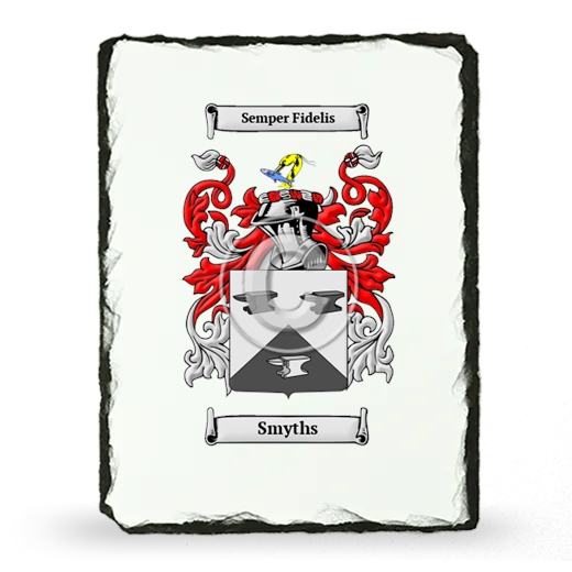 Smyths Coat of Arms Slate