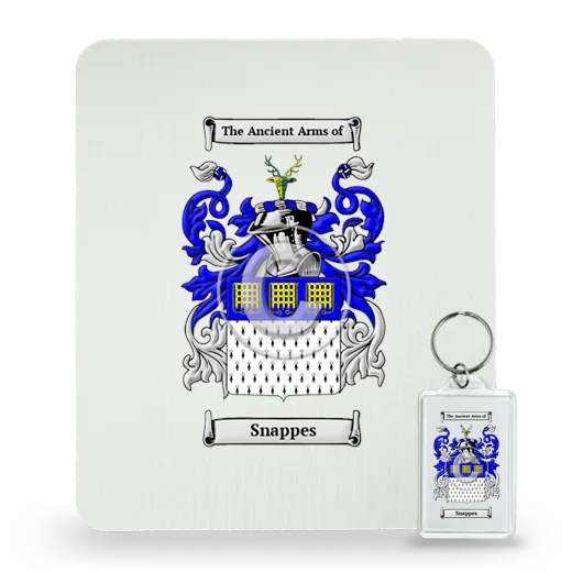 Snappes Mouse Pad and Keychain Combo Package