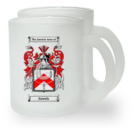 Sowels Pair of Frosted Glass Mugs