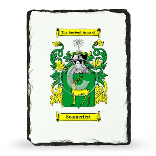 Soamerfert Coat of Arms Slate