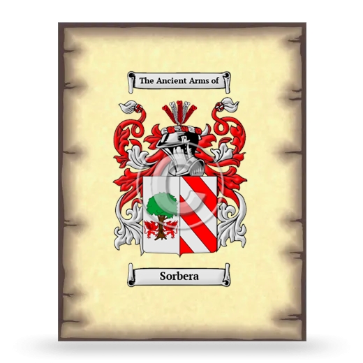 Sorbera Coat of Arms Print