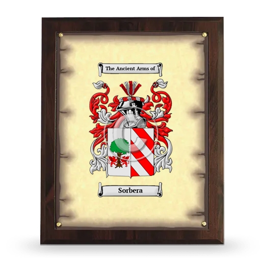 Sorbera Coat of Arms Plaque