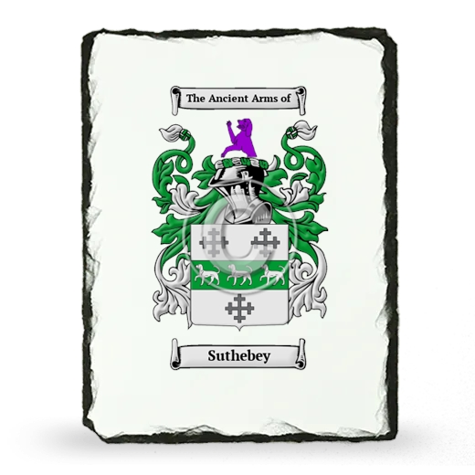 Suthebey Coat of Arms Slate