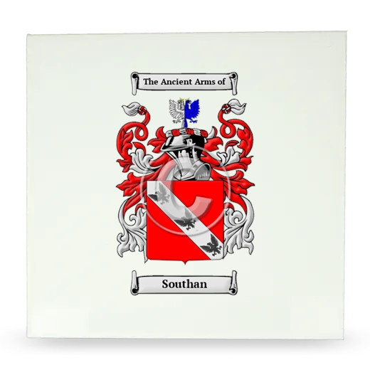 Southan Large Ceramic Tile with Coat of Arms