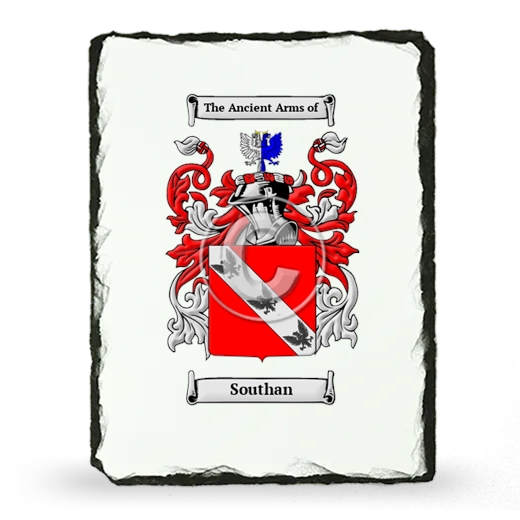 Southan Coat of Arms Slate