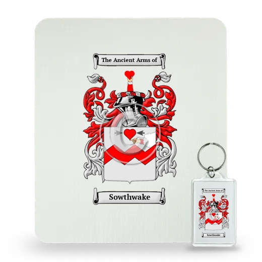 Sowthwake Mouse Pad and Keychain Combo Package