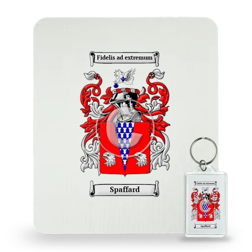 Spaffard Mouse Pad and Keychain Combo Package