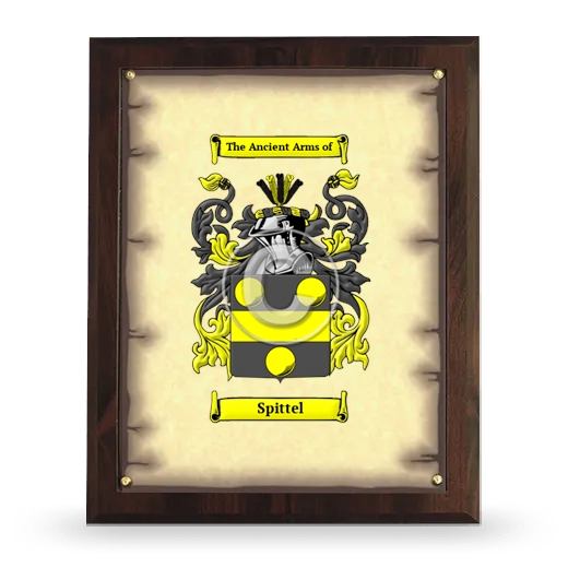 Spittel Coat of Arms Plaque