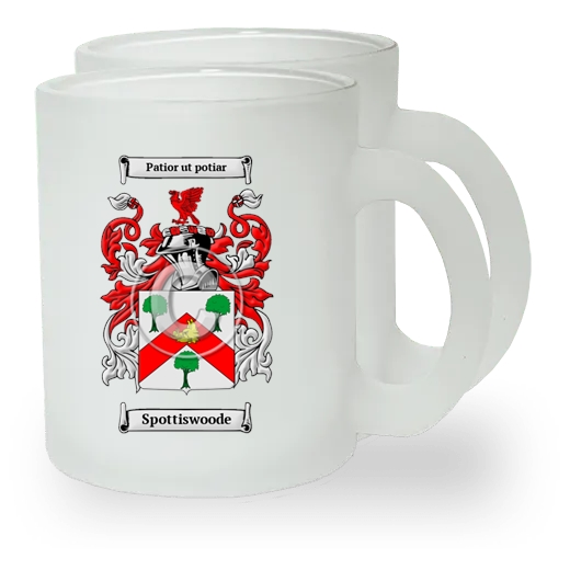 Spottiswoode Pair of Frosted Glass Mugs