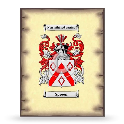 Spreen Coat of Arms Print