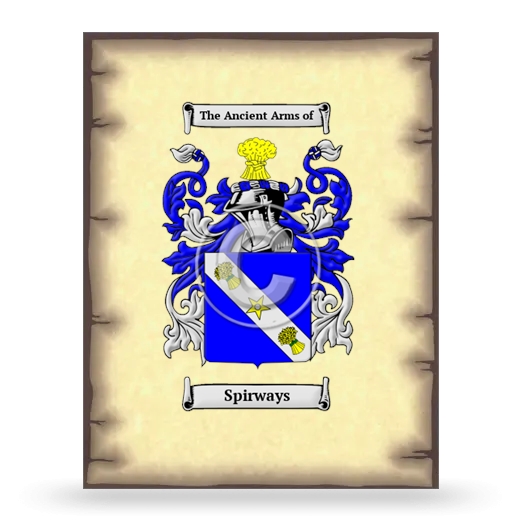 Spirways Coat of Arms Print