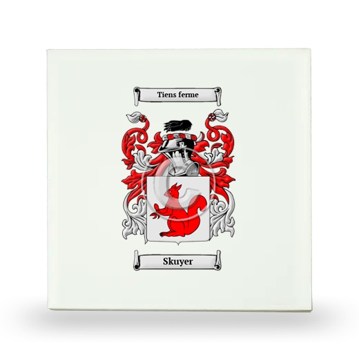 Skuyer Small Ceramic Tile with Coat of Arms