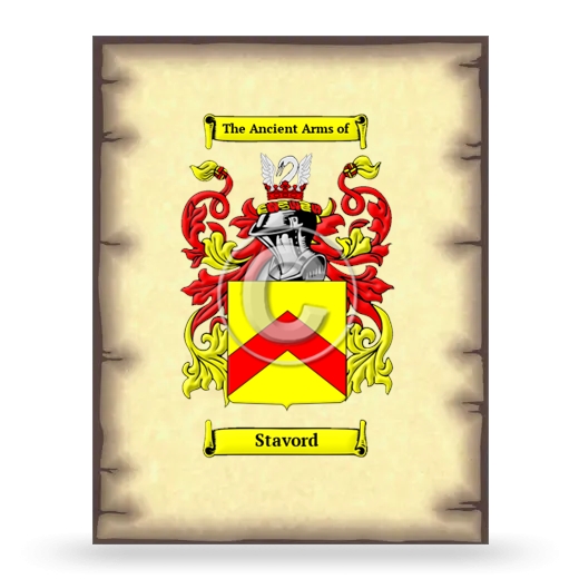 Stavord Coat of Arms Print