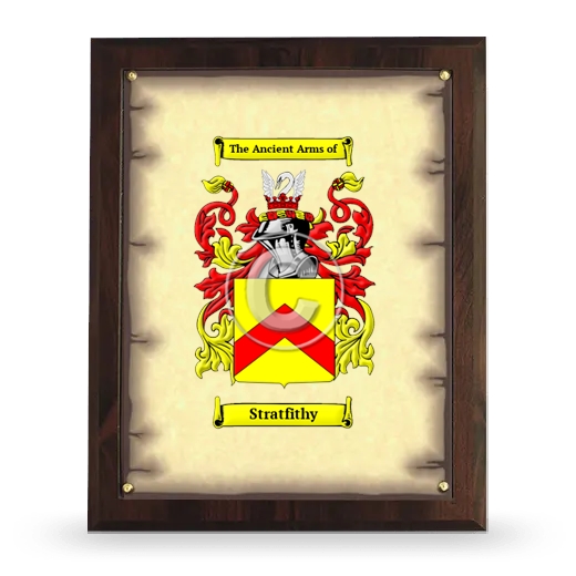 Stratfithy Coat of Arms Plaque