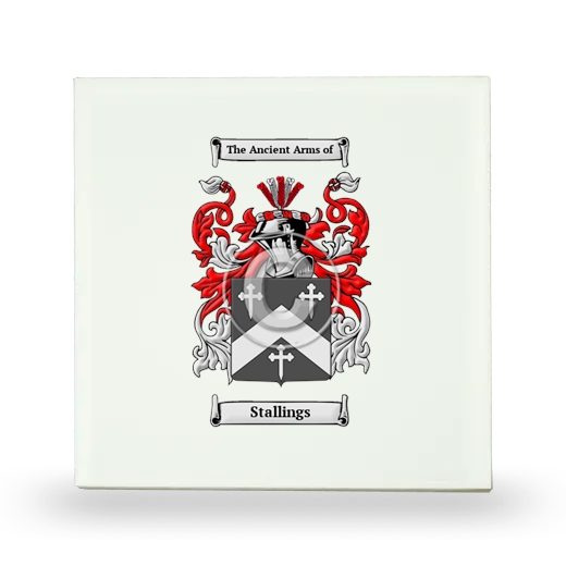 Stallings Small Ceramic Tile with Coat of Arms